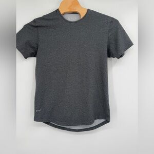 Bylt Drop Cut Lux Shirt Mens Gray Short Sleeve Performance Tee Stretch‎ Sz L